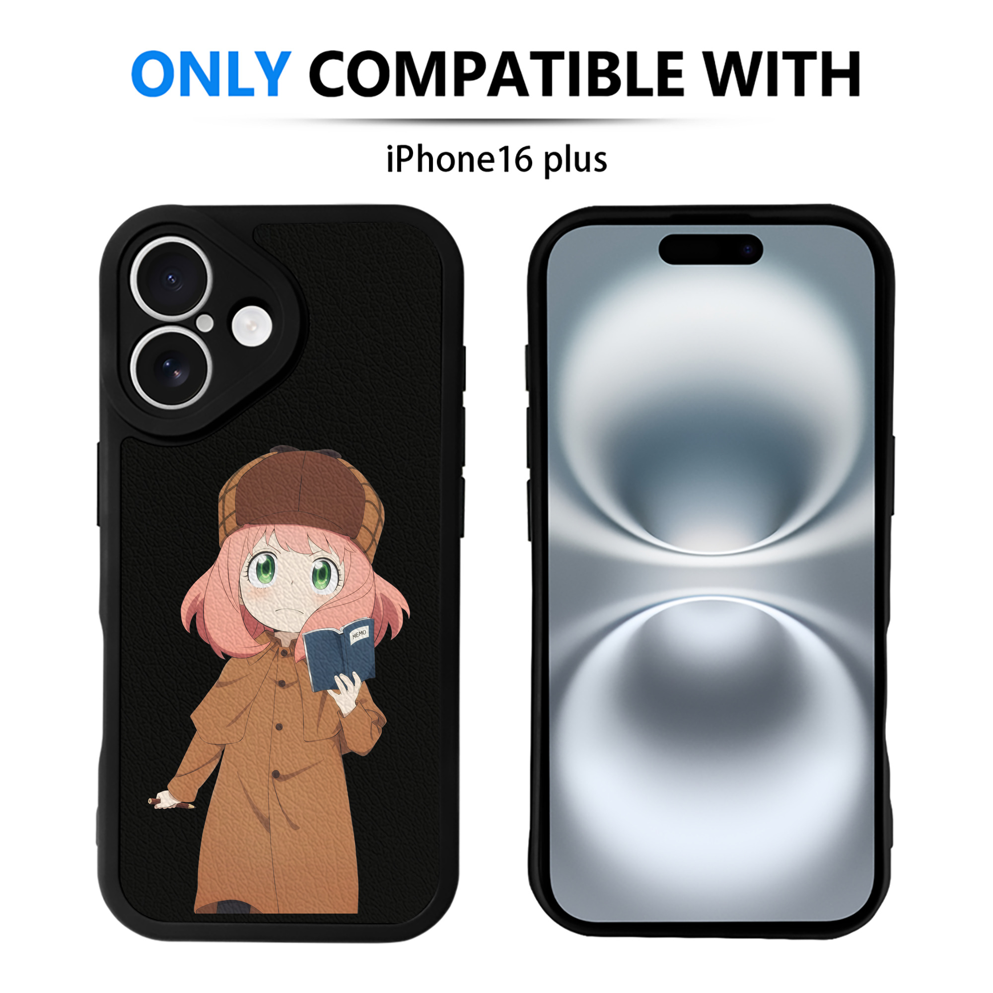 （画像用） SPY×FAMILY间谍家家酒 【iPhone 16シリーズ対応】シリコンスマホケース（レザー調） 材質：シリコン